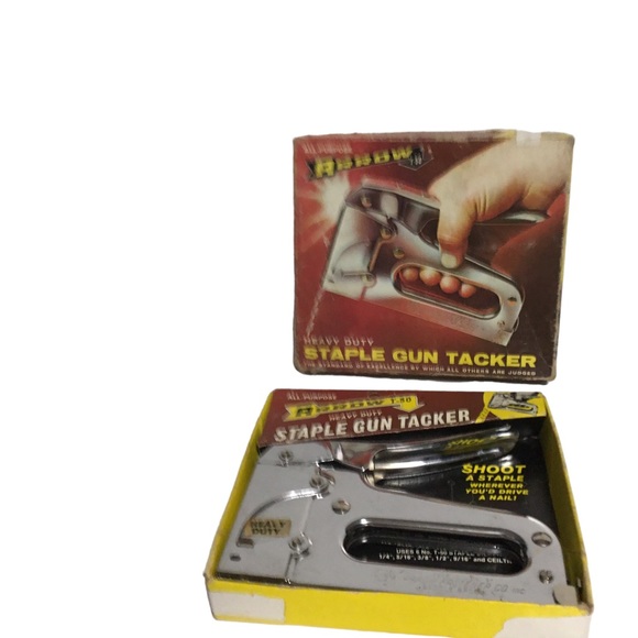 Vtg ARROW T-50 Handheld Stapler Heavy Duty Staple Gun Tacker EUC W/ Box - Picture 9 of 9